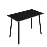 Tavolo alto Skinny Metal - 180 x 80 x H 105 cm - nero-nero venato - Artexport - 6405-DJC-8C-AQ - DMwebShop