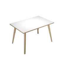 Scrivania Woody - 120 x 80 x H 74,4 cm - rovere-bianco - Artexport - 6404-DKA-3C - DMwebShop
