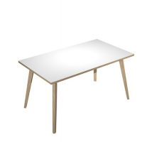 Scrivania Woody - 140 x 80 x H 74,4 cm - rovere-bianco - Artexport - 6402-DKA-3C - DMwebShop