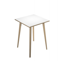 Tavolo alto Woody - 80 x 80 x H 105 cm - rovere-bianco - Artexport - 6401-DKC-3C - DMwebShop