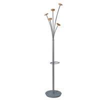 Appendiabiti Festival M - 5 posti - 175 cm - grigio-legno chiaro - Alba - PMFESTW M - 3129710017058 - DMwebShop