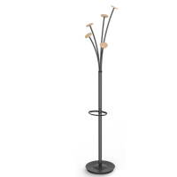 Appendiabiti Festival N - 5 posti - 175 cm - nero-legno chiaro - Alba - PMFESTW N - 3129710017072 - DMwebShop