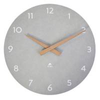 Orologio da parete HorMilena diametro 30 cm grigio chiaro legno Alba HORMILENA G - 3865