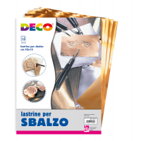 Lastre alluminio-rame - 20 x 30 cm - conf. 12 pezzi - Deco - 113/4 - 8004957000849 - DMwebShop