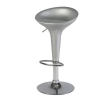 Sgabello Bar - in ABS e acciaio - H 55-78 cm - grigio - Serena Group - HC148G - 8032937533131 - DMwebShop