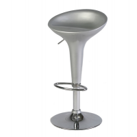 Sgabello Bar - in ABS e acciaio - H 55-78 cm - grigio - Serena Group - HC148G - 8032937533131 - DMwebShop
