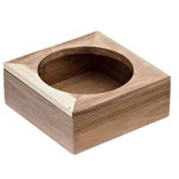 Supporto caraffa - in bamboo - 20 x 20 x 8 cm - colore naturale - Leone - s0087 - 8024112000873 - DMwebShop