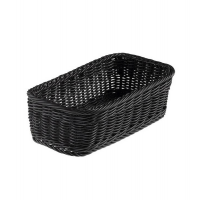Cestino rettangolare Vanity - in PPL - 32,5 x 17,5 x 10 cm - nero - Leone - T0562.Z - 8024112004079 - DMwebShop