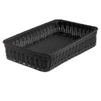 Cestino rettangolare Vanity - in PPL - 53 x 32,5 x 10 cm - nero - Leone - T0565.Z - 8024112004048 - DMwebShop