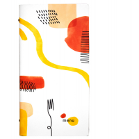 Portamenu' linea Spaghetti - 18 x 31,6 cm - bianco - Stilcasa - F360031 - 8033630026913 - DMwebShop