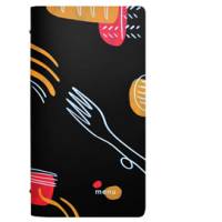Portamenu' linea Spaghetti - 18 x 31,6 cm - nero - conf. 3 pezzi - Stilcasa - F360035 - 8033630026760 - DMwebShop