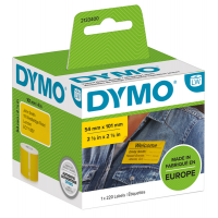 Rotolo 220 etichette per LabelWriter - spedizione-badge - 54 x 101 mm - giallo - Dymo - 2133400 - 3026981334009 - DMwebShop