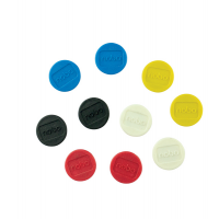 Magneti - Ø 13 mm - colori assortiti - conf. 10 pezzi - Nobo - 1915290 - 5028252611121 - DMwebShop
