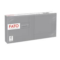 Tovagliolo - carta - 25 x 25 cm - 2 veli - grigio - conf. 100 pezzi - Fato - 82237003 - 8000664523282 - DMwebShop