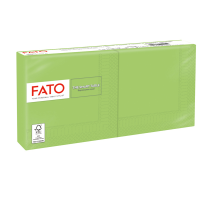 Tovagliolo - carta - 25 x 25 cm - 2 veli - verde mela - conf. 100 pezzi - Fato - 82233003 - 8000664523220 - DMwebShop