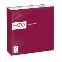 Tovagliolo - carta - 33 x 33 cm - 2 veli - bordeuax - conf. 50 pezzi - Fato - 82621800 - 8000664217921 - DMwebShop