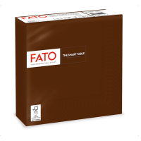 Tovagliolo - carta - 33 x 33 cm - 2 veli - cioccolata - conf. 50 pezzi - Fato - 82622400 - 8000664217952 - DMwebShop