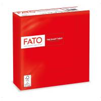 Tovagliolo - carta - 33 x33 cm - 2 veli - rosso - conf. 50 pezzi - Fato - 82621700 - 8000664202705 - DMwebShop