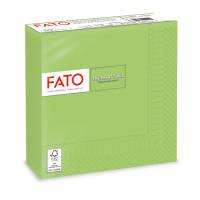 Tovagliolo - carta - 33 x 33 cm - 2 veli - verde mela - conf. 50 pezzi - Fato - 82623200 - 8000664262327 - DMwebShop