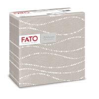 Tovaglioli linea AirLaid - 40 x 40 cm - perla-tortora - conf. 50 pezzi - Fato - 88446600 - 8000664844660 - DMwebShop