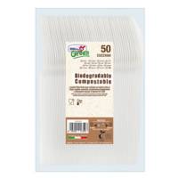 Cucchiai in Estabio avorio Green - conf. 50 pezzi - Dopla - 03905 - 8005090013598 - DMwebShop