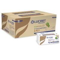 Asciugamani piegati a Z EcoNatural Plastic Free - conf. 18 pezzi da 198 - Lucart - 864075J - 8059399001046 - DMwebShop