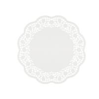 Sottotorta decorativi in carta bianca - Ø 27 cm - conf. 6 pezzi - No Brand - 6448200 - 4004158004909 - DMwebShop