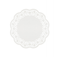 Sottotorta decorativi in carta bianca - Ø 27 cm - conf. 6 pezzi - Pengo - 6448200 - 4004158004909 - DMwebShop