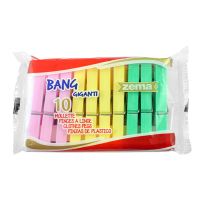 Mollette per la biancheria - colori assortiti - conf. 10 pezzi - Pengo - 3959800 - 8007175010508 - DMwebShop