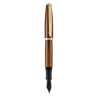 Penna stilografica Aldo Domani - punta M - fusto tabacco - Monteverde - J059663 - 80333596630 - DMwebShop