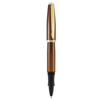Penna roller Aldo Domani - punta M - fusto tabacco - Monteverde J059666