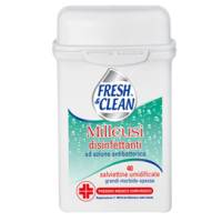 Salviette disinfettanti antibatteriche milleusi - barattolo da 40 pezzi - FresheClean - 06-0243 - 80770251 - DMwebShop