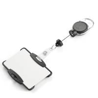 Portabadge con chiocciola Yo-Yo Extra-Strong - nero - Durable - 8689-01 - 4005546999579 - DMwebShop