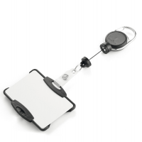 Portabadge con chiocciola Yo-Yo Extra-Strong - nero - Durable - 8689-01 - 4005546999579 - DMwebShop