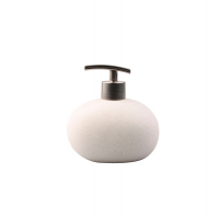 Dispenser sapone liquido linea Stone - bianco - King Collection - D1597082 - 8023755046972 - DMwebShop
