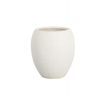 Bicchiere porta spazzolini linea Stone - bianco - King Collection - B1597083 - 8023755046989 - DMwebShop