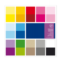 Carta Scarpbooking - 30,5 x 30,5 cm - 180 gr - colori assortiti - busta 24 fogli - Deco - 12591 - 8004957125917 - DMwebShop