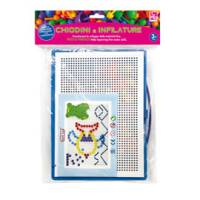 Set chiodini e infilature in plastica - colori assortiti - Cwr - 12352 - 8004957123524 - DMwebShop