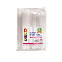Colla stick - 20 cm x Ø 11 mm - conf. 1 kg - Deco - T705A/1000 - 8004957034806 - DMwebShop