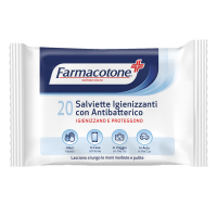 Salviette igienizzanti con antibatterico - busta da 20 pezzi - Farmacotone - 3590FC04 - 8003350550326 - DMwebShop