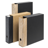 Registratore con custodia Wood - 23 x 33 cm - dorso 8 cm - colori assortiti - Colorosa - 36WRC8.1 - 8004428058003 - DMwebShop