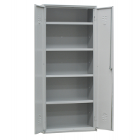 Armadio multiuso in metallo - a 2 ante - 80 x 40 x 180 cm - grigio - Fasma - AP/80/S - DMwebShop