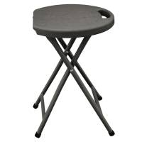 Sgabello pieghevole - in HDPE - noce - Garden Friend - S1714197 - 8023755053420 - DMwebShop