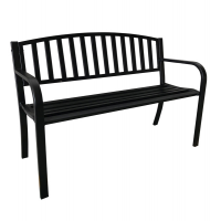 Panca da giardino Hollywood - in acciaio verniciato - 75 x 50 x 120 cm - Garden Friend P1362223