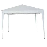 Gazebo PopUp - 3 x 3 mt - bianco - Pieghevole e Facile da Montare - Con Borsa Trasporto - Garden Friend - G1526004 - 8023755045531 - DMwebShop