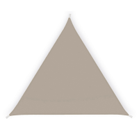 Tenda a vela triangolare ombreggiante - 5 x 5 x 5 mt - tortora - Garden Friend - T1699051 - 8023755056186 - DMwebShop