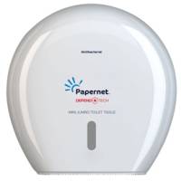 Dispenser antibatterico Defend Tech - per carta igienica Mini Jumbo - Papernet - 416145 - 8024929561451 - DMwebShop
