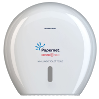 Dispenser antibatterico Defend Tech - per carta igienica Mini Jumbo - Papernet - 416145 - 8024929561451 - DMwebShop