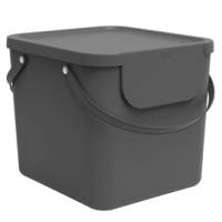 Pattumiera Albula - 40 lt - grigio antracite - Rotho - F707545 - 7610859225559 - DMwebShop
