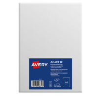 Etichette in poliestere - rimovibili - autoaderenti - A3 - 1 etichetta per foglio - trasparente - conf. 10 fogli - Avery - A3L003-10 - 5014702086113 - DMwebShop